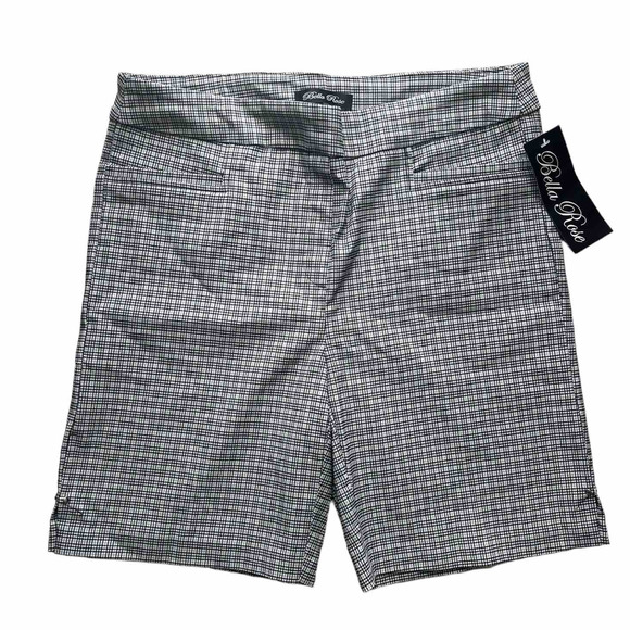 NWT - Bella Rose Checkered Short (Size: 14) - Picture 1 of 3